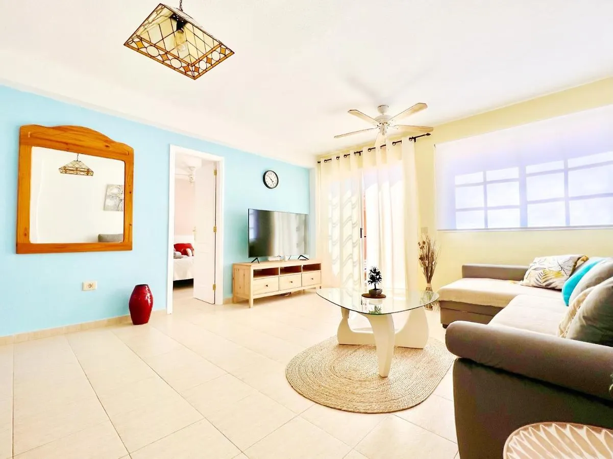 !!! Relaxing View, The Heights Apartment With Terrace And Heated Pools, Los Cristianos Hiszpania